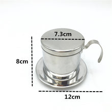 Load image into Gallery viewer, Free Shipping High quality 1-2 cup vietnam coffee dripper / vietnam coffee filter pot +100pcs vietnam coffee filter paper

