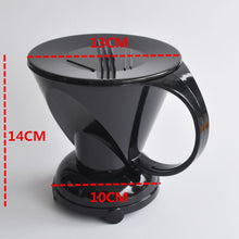 Load image into Gallery viewer, 103-type coffee filter cup / large capacity of drip coffee pots coffee machines strainer coffee and tea tools Black and red
