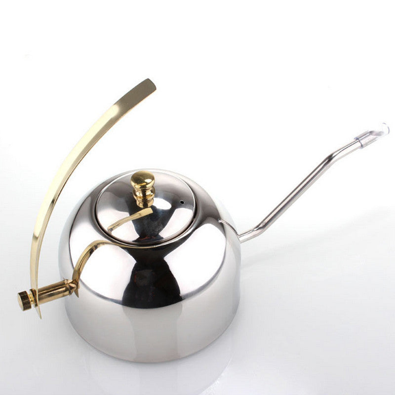 600ml new stainless slenderness mouth pot / Creative beautifully coffee and tea kettle percolator pot Kitchen Tools