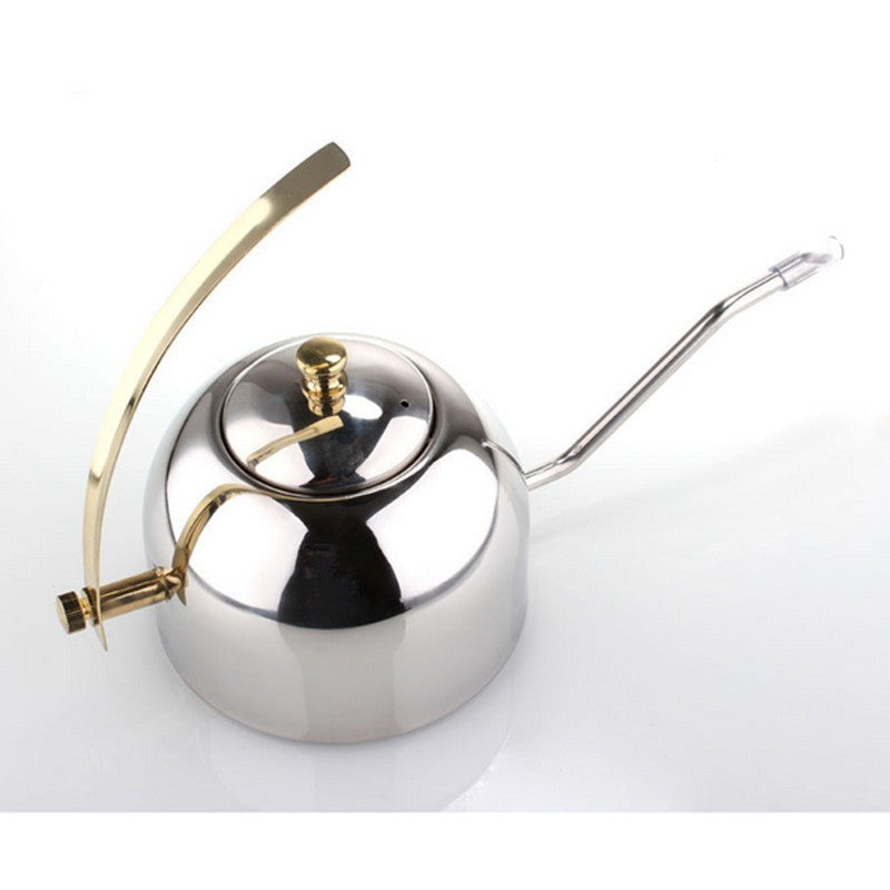 600ml new stainless slenderness mouth pot / Creative beautifully coffee and tea kettle percolator pot Kitchen Tools