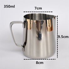 Load image into Gallery viewer, 350ml High-quality stainless steel pull flower cup / milk cup of fancy coffee pots cappuccino coffee tools Kitchen Tools
