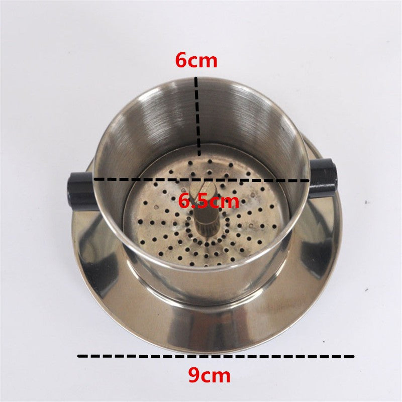 The portable stainless steel filter coffee maker/drip coffee pot filter tea coffee filters tools Vietnamese pot KitchenToolsF-18