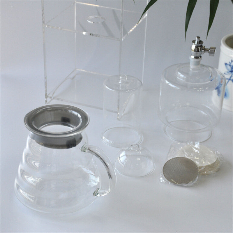 Free Shipping Filter Coffee Maker Glass drip pot drip filter coffee pot Coffee filtering tools percolators 360ml 580ml