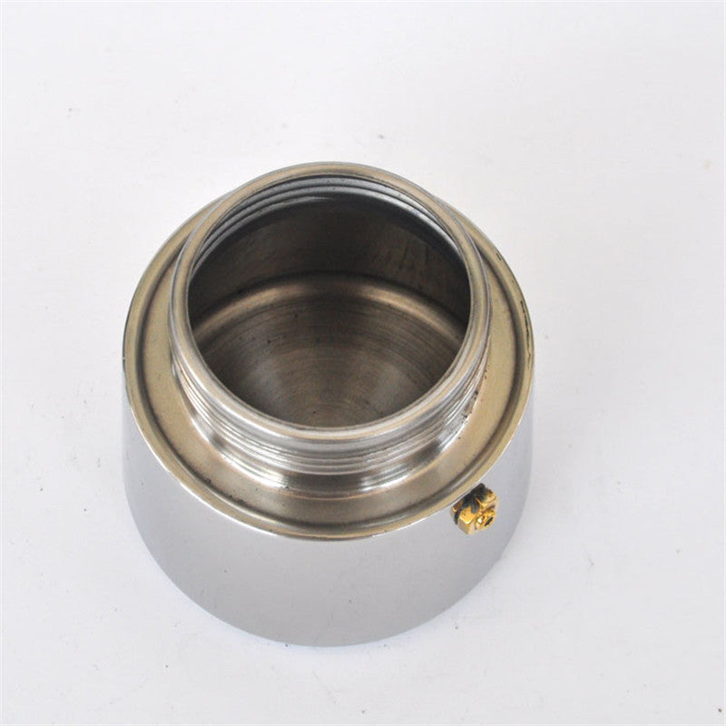 The new stainless steel Moka pot / aluminum material filter cartridge mocha coffee pots filtering tools filter coffee pot 4 cups
