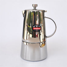 Load image into Gallery viewer, The new stainless steel Moka pot / aluminum material filter cartridge mocha coffee pots filtering tools filter coffee pot 4 cups
