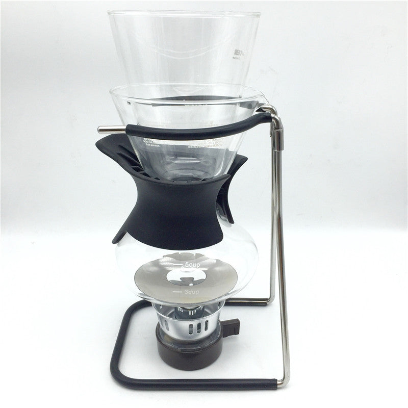 5 cup 600ml new brand siphon coffee pot / glass siphon pot filter coffee Syphon Applicable induction cooker