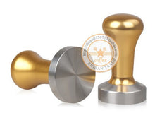 Load image into Gallery viewer, 304 stainless steel 57.5MM professional coffee tamper GOLD
