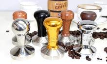 Load image into Gallery viewer, 304 stainless steel 57.5MM professional coffee tamper GOLD
