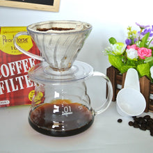 Load image into Gallery viewer, 1PC Free Shipping 300ML Espresso Coffee Server + V60 Coffee Dripper Sets
