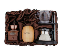 Load image into Gallery viewer, Free Shipping EMS FedEx DHL  1Set Coffee Grinder Coffee Oak Barrel  Coffee Brewer Set
