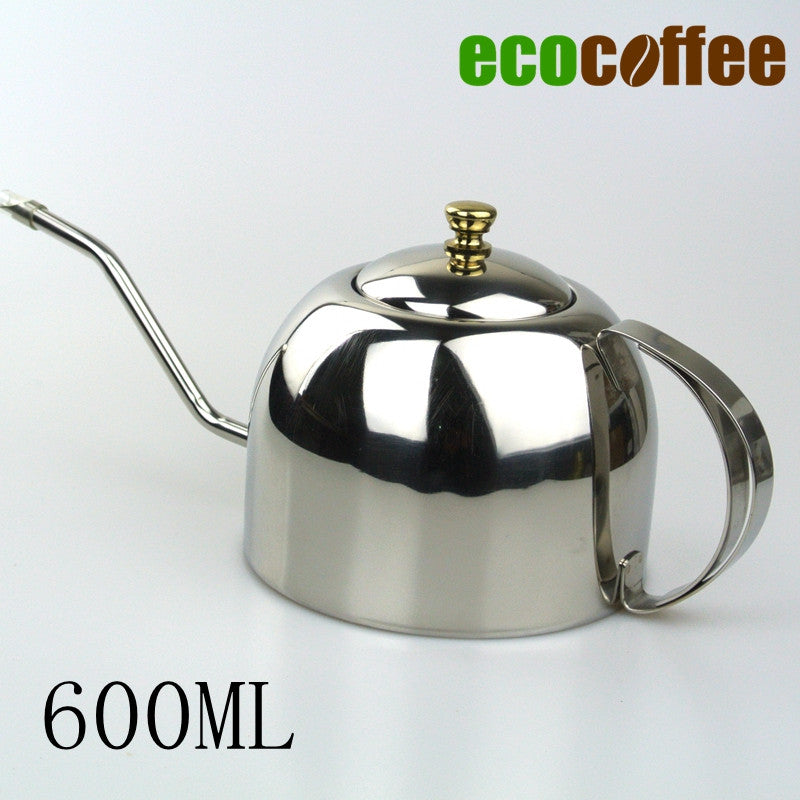 High Quality 600ML Stainless Steel  Coffee Kettle  With Strainer