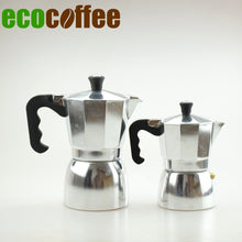 Load image into Gallery viewer, 1PC Free Shipping 3/6 Cups Espresso Aluminum moka pot  Classic Coffee Mocha

