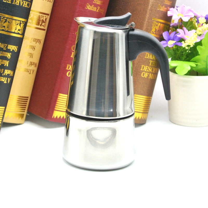 Free Shipping Stainless Steel Moka Espresso Latte Percolator Stove Top Coffee Maker Pot