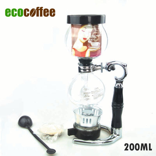 1PC  3Cups Coffee Tea Syphon Makers Coffee Siphon