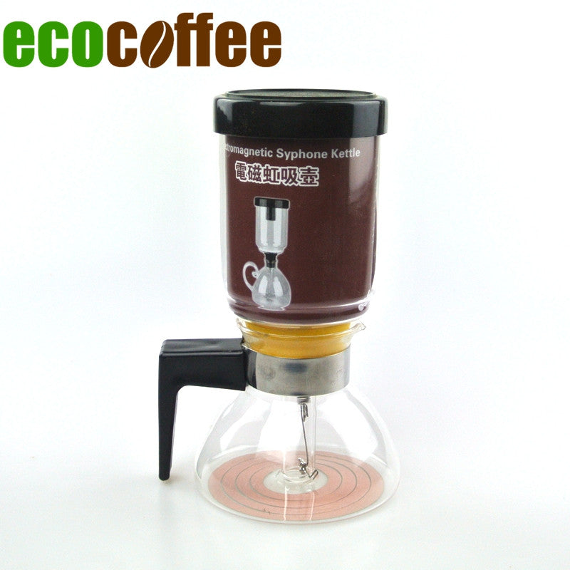 1PC Eco Coffee Muti-Function Electromagnetic Syphon Kettle 2Cups Counted