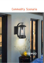 Load image into Gallery viewer, IP68 Waterproof Outdoor LED Wall Lighting Industrial Aluminum Black Lamp for Garden porch Sconce Light 96V 220V Sconce Luminaire
