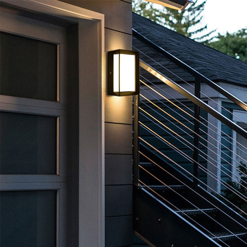 Modern Outdoor Wall Light Waterproof IP65 Motion Sensor LED Lighting 18W 30W Porch Lights Balcony Garden Outdoor Street Lighting