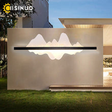 Load image into Gallery viewer, Aluminum Outdoor lighting IP65 Waterproof LED Wall lamp Modern Garden porch Sconce Lights Black color 110V 220V Sconce Luminaire
