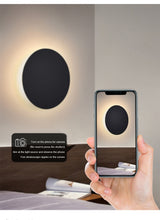 Load image into Gallery viewer, Modern LED Wall light Round Creative Lamp Living Room Decoration Indoor Bedside Home Lighting Fixture 110V 220V Sconce Luminaire
