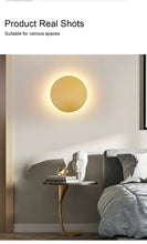 Load image into Gallery viewer, Modern LED Wall light Round Creative Lamp Living Room Decoration Indoor Bedside Home Lighting Fixture 110V 220V Sconce Luminaire
