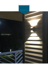 Load image into Gallery viewer, Modern LED Wall Light Outdoor IP65 Waterproof Aluminum Black Wall Lamps  Porch Garden Lamp 3W 6W 110V 220V Sconce Luminaire
