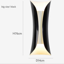 Load image into Gallery viewer, Nordic creative luxury Wall lamp living room background wall modern simple small waist bedside bedroom hotel aisle light
