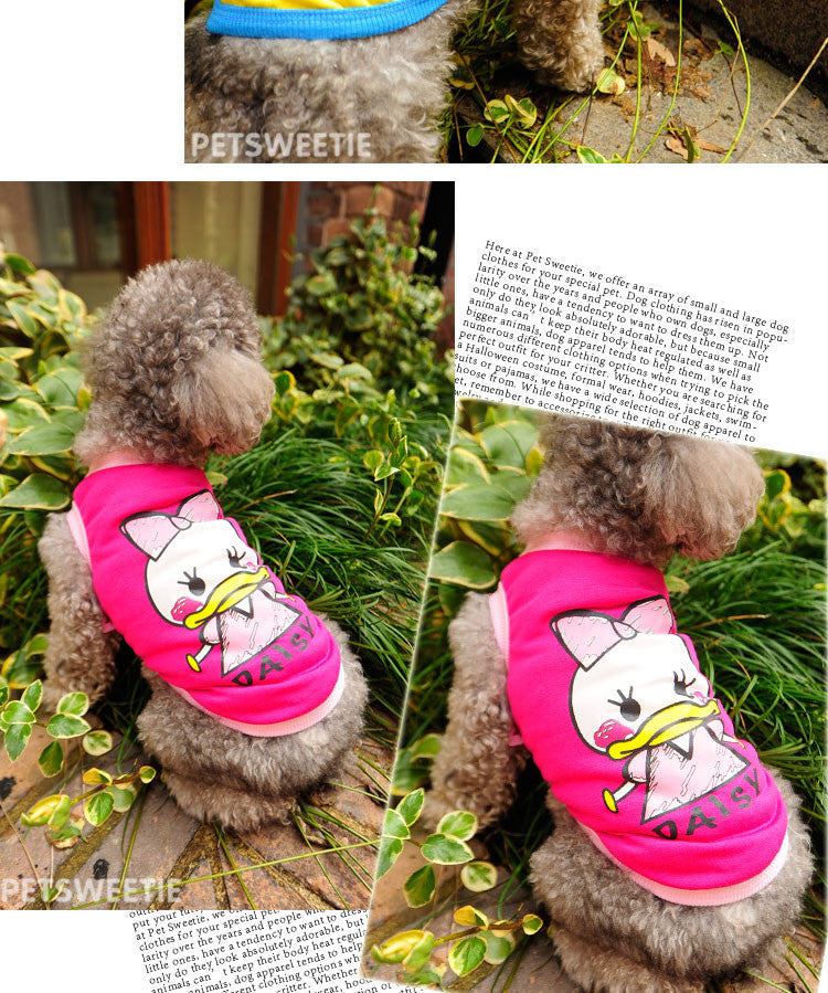 2015 New Pet Dog Clothes Cotton Sportwear Vest Cool Clothes Dog T-shirt for dogs Small Dog Cat Pet Clothes Vest T Shirt