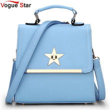 Load image into Gallery viewer, Vogue Star 2017 New Korean Backpacks Fashion PU Leather Shoulder Bag School Bags Small Women Backpack Leisure Bags LA293
