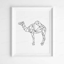 Load image into Gallery viewer, Geometric Camel Canvas Art Print Poster, Wall Pictures for Home Decoration, Wall decor FA221-10
