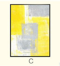 Load image into Gallery viewer, Hand Painted wall art yellow abstract canvas painting pot art modular paintings home decor unique gift illustrations
