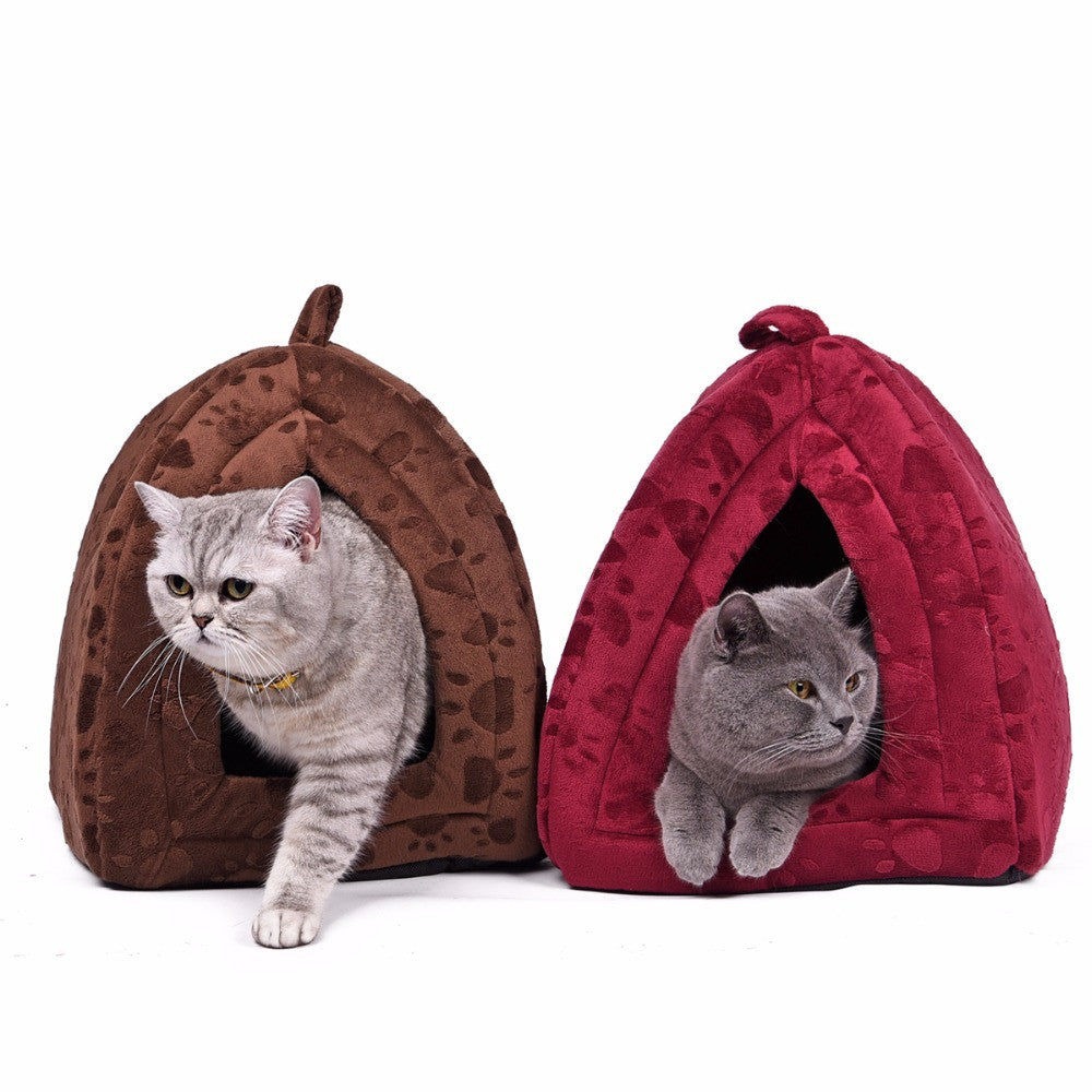 Winter Warm Cotton Dog Bed Pet Dog House Lovely Soft Suitable Pet Cusion Cheap High Quality Products