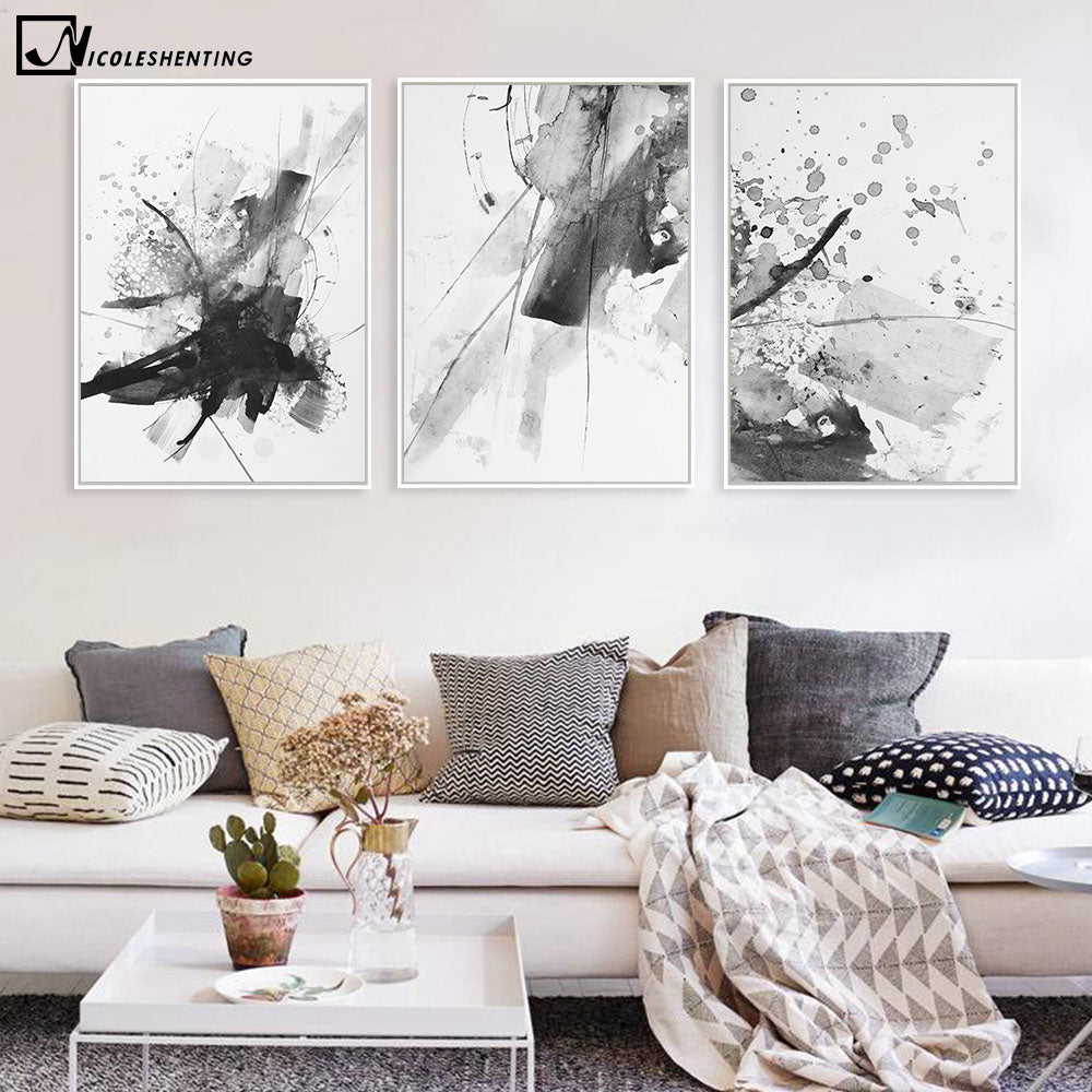 Modern Abatract Art Minimalist Canvas Poster Painting Watercolor Realist Art Wall Picture Print Home Living Room Decoration 306