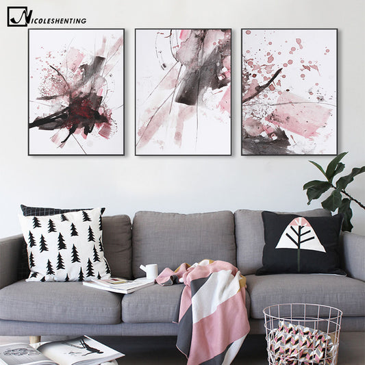 Modern Abatract Art Minimalist Canvas Poster Painting Watercolor Realist Art Wall Picture Print Home Living Room Decoration 308