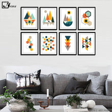 Load image into Gallery viewer, NICOLESHENTING Colorful Geometry Abstract Minimalism Art Canvas Poster Painting Creative Wall Picture Home Room Decoration
