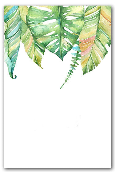 New Posters And Prints Nordic Decoration Colorful Leaf Wall Art Canvas Painting Wall Pictures For Living Room No Poster Frame