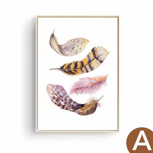 Load image into Gallery viewer, Beautiful feathers Painting Canvas Wall Art Picture Home Decoration Living Room Canvas Print Modern Painting
