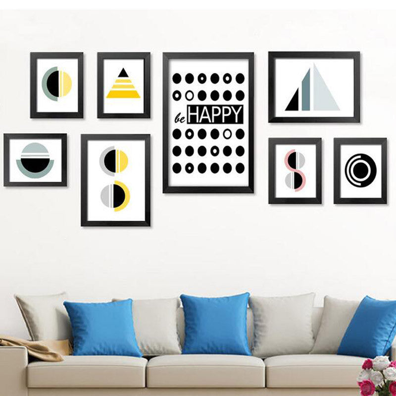 Geometry Abstract Minimalist Art Canvas Poster Painting Wall Picture Print Modern Home Living Room Office Room Decor