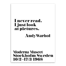 Load image into Gallery viewer, Modern Nordic Black White Minimalist Motivation Andy Warhol Life Quotes Art Print Poster Wall Picture Canvas Painting Home Decor
