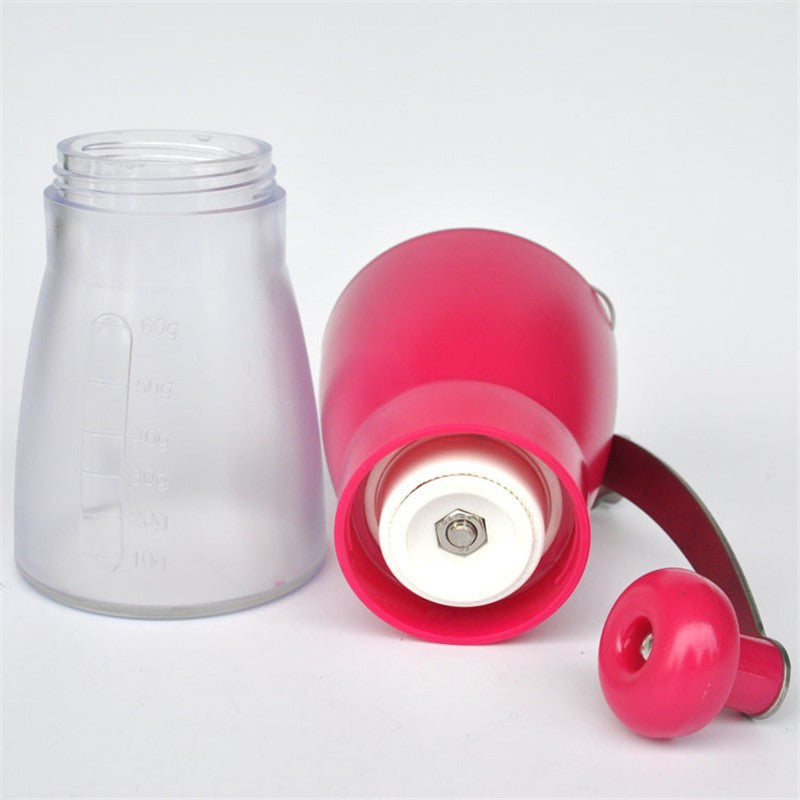 Polychromatic portable Manually coffee bean grinder / hand-cranked food grinders disintegrator kitchen tools ceramic core