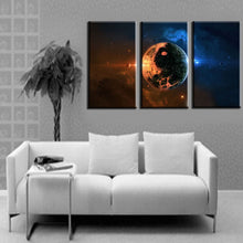 Load image into Gallery viewer, Unframed 3 Panel Space Planet Large HD Art Printed Painting Modern Home Wall Decor Painting On Canvas For Room Decoration
