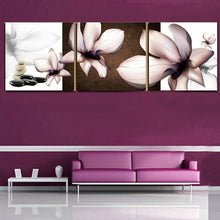 Load image into Gallery viewer, Unframed 3 Panel Transparent Water Lilies Modern Wall Art Picture Paint On Canvas For Bedroom Home Wall Decor Unique Gift
