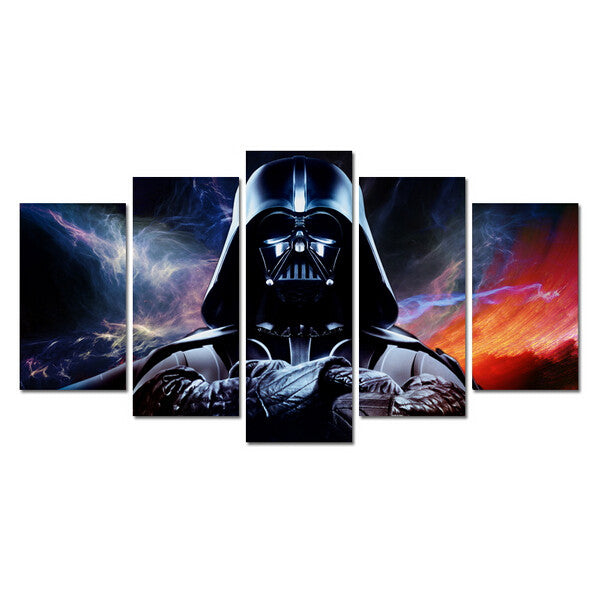 Unframed Printed Star Wars 5 piece picture painting wall art children's room decor poster canvas HD Print on canvas oil painting