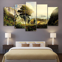 Load image into Gallery viewer, Modern Painting HD Printed Canvas For Room Wall Art 5 Panels Poster Natural Paradise Landscape Pictures Home Decor Frame PENGDA
