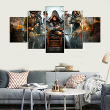 Load image into Gallery viewer, Abstract Canvas Painting Wall Art 5 Panel Movie Character Oil Poster Wall Pictures Frames For Living Room Home Decor PENGDA
