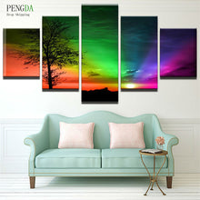 Load image into Gallery viewer, PENGDA Modern Printed Canvas Art 5 Panels Colorful Landscape Home Decoration For Living Room Canvas Art Modular Pictures
