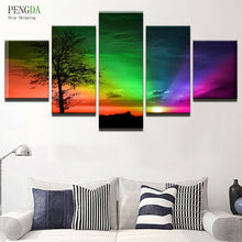 Load image into Gallery viewer, PENGDA Modern Printed Canvas Art 5 Panels Colorful Landscape Home Decoration For Living Room Canvas Art Modular Pictures
