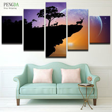 Load image into Gallery viewer, PENGDA Canvas Painting Home Decor Frames For Living Room Canvas Art Printed 5 Panel Animal Landscape On Canvas Wall Picture
