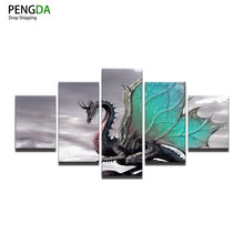 Load image into Gallery viewer, Abstract Canvas Painting Wall Art Oil Poster Wall Modular Pictures 5 Pieces Movie Character For Living Room Home Decor Frames
