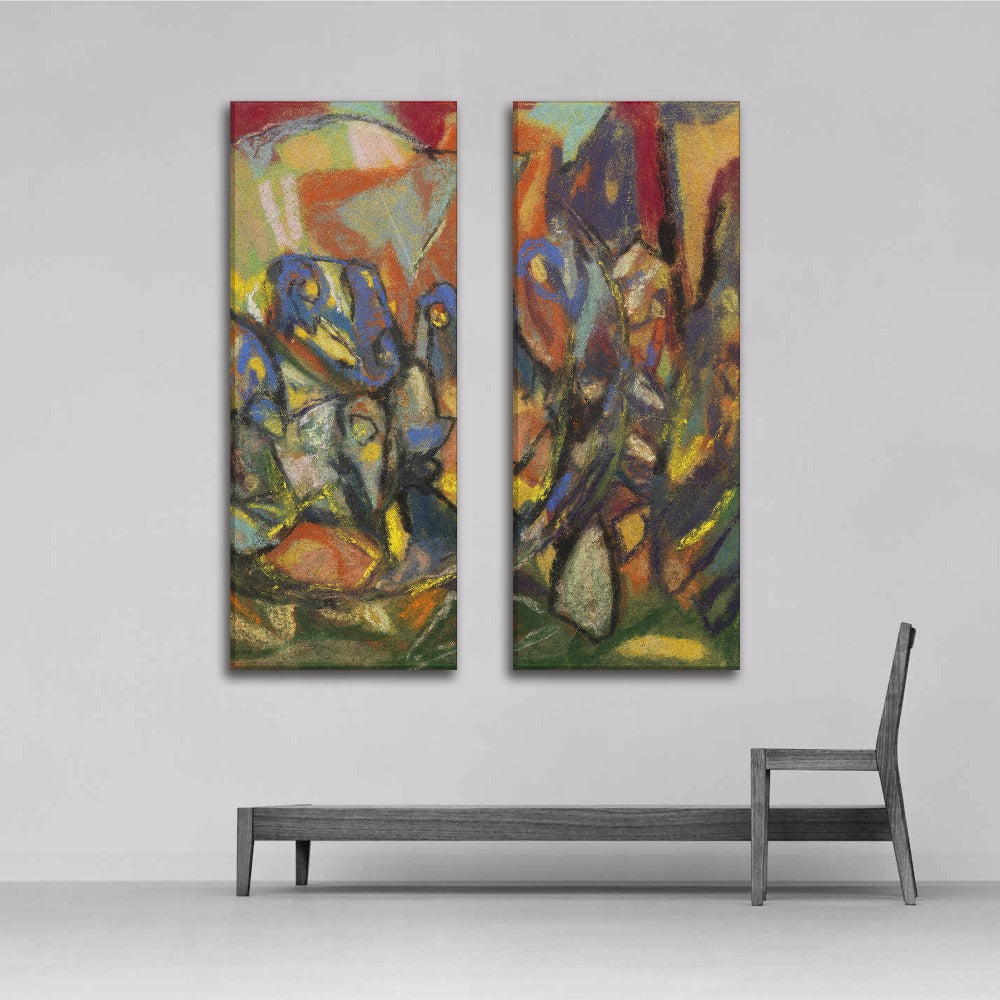 3 Panels Modern Street Graffiti Creative Abstract Canvas Print Painting Poster Wall Picture For Living Room No Frame Home Decor