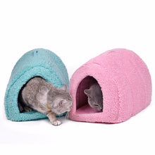 Load image into Gallery viewer, 5 Colors Cotton Dog Cat Bed Kitten Cave Warm House Soft Home Pet Bed Cute Nest For Puppy Indoor Outdoor
